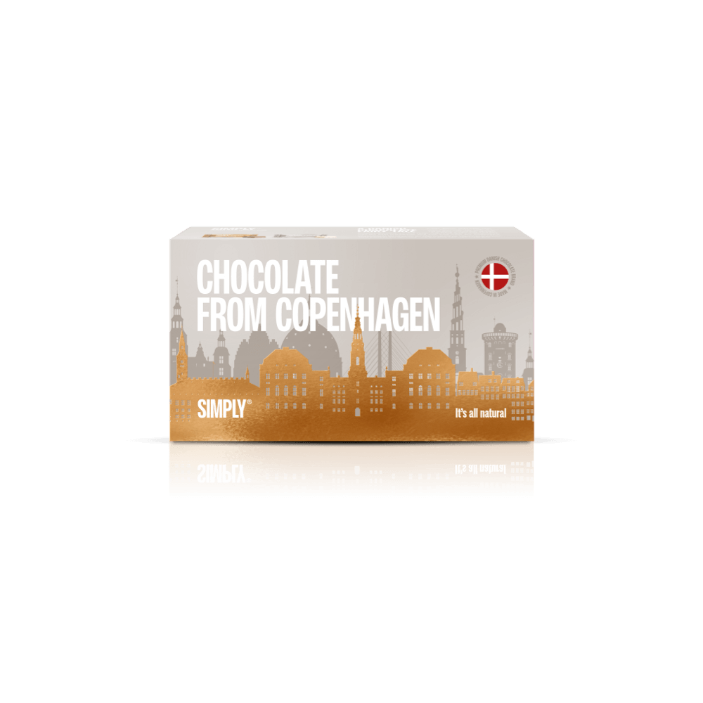 Chocolate Gift Box, 18 pcs – Chocolate from Copenhagen Brown Edition