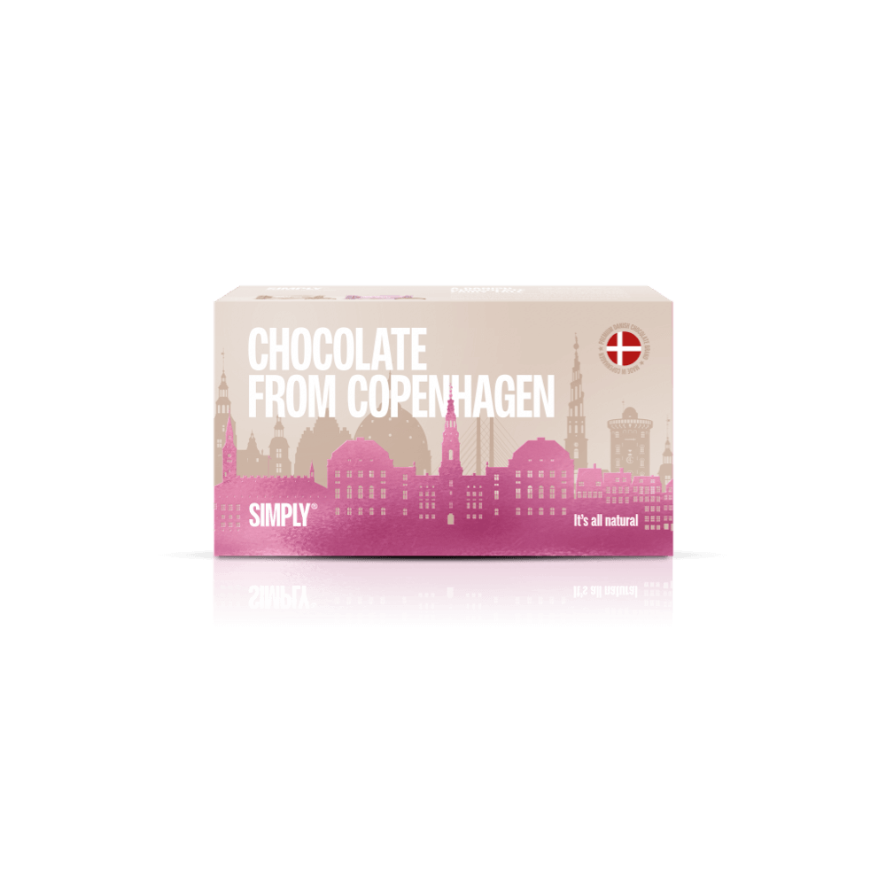 Chocolate Gift Box, 18 pcs – Chocolate from Copenhagen Pink Edition