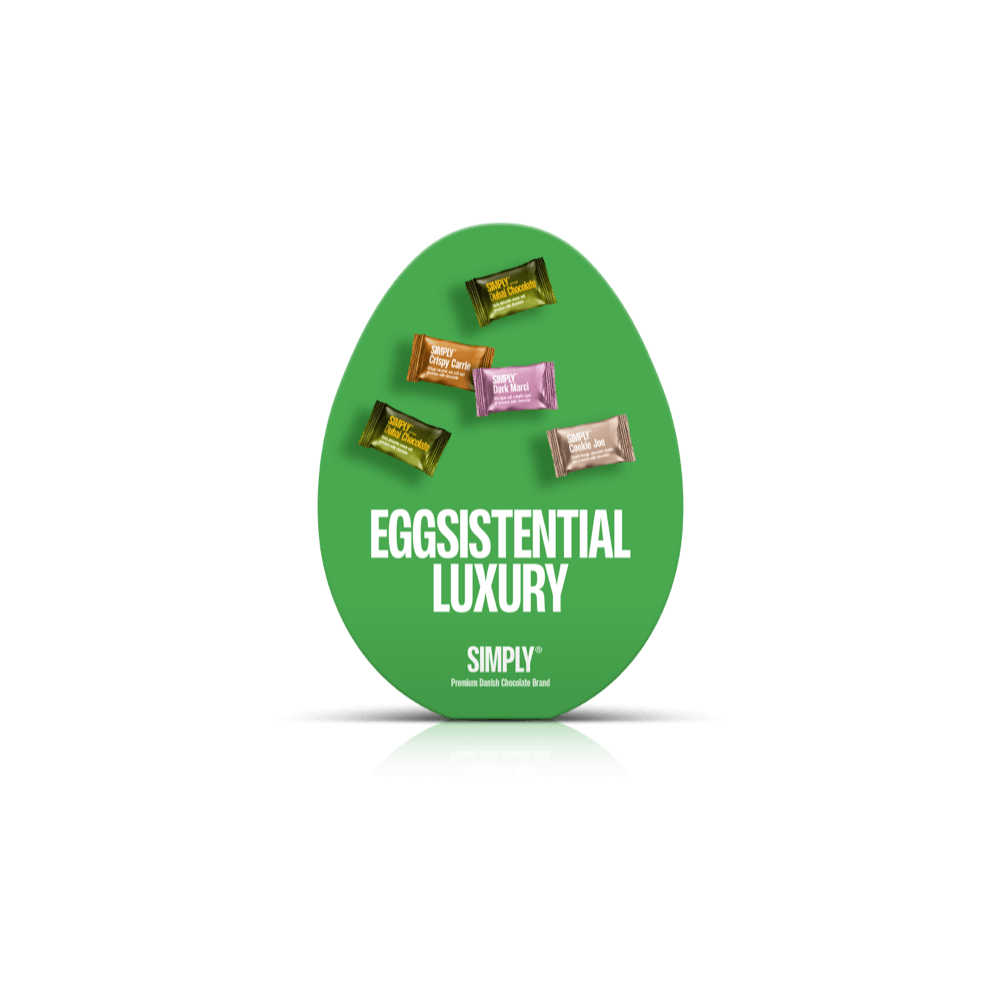 Easter Egg Chocolate Box, Eggsistential Luxury (200g)