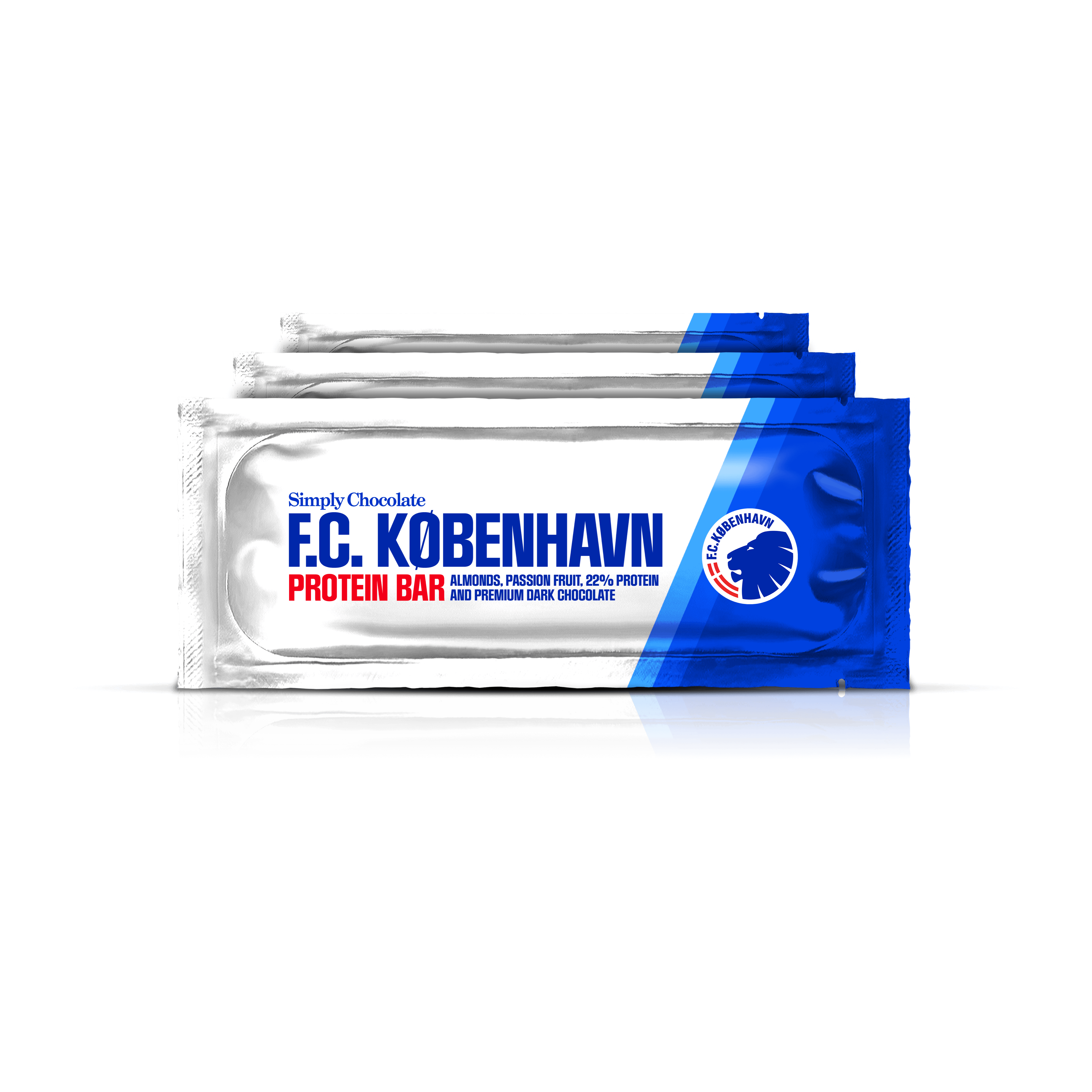 Chokolade Proteinbar kasse 15 stk - F.C.KØBENHAVN