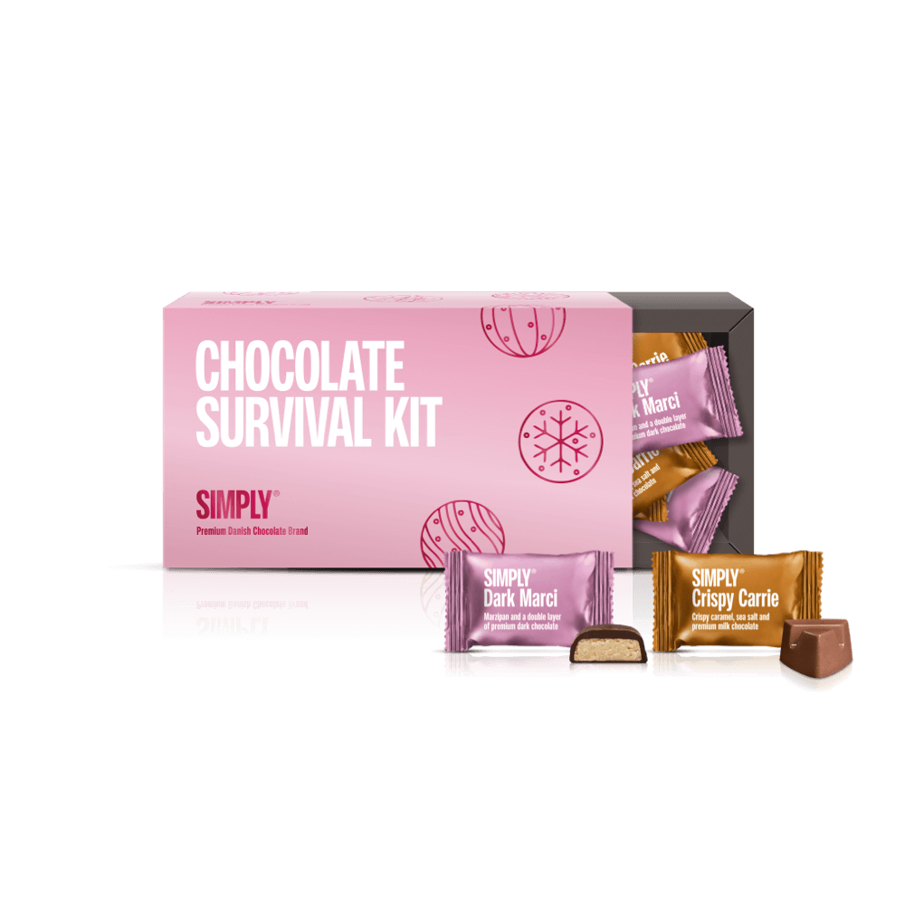 Chocolate Gift Box 18 pcs. - Simply® Chocolate Survival Kit