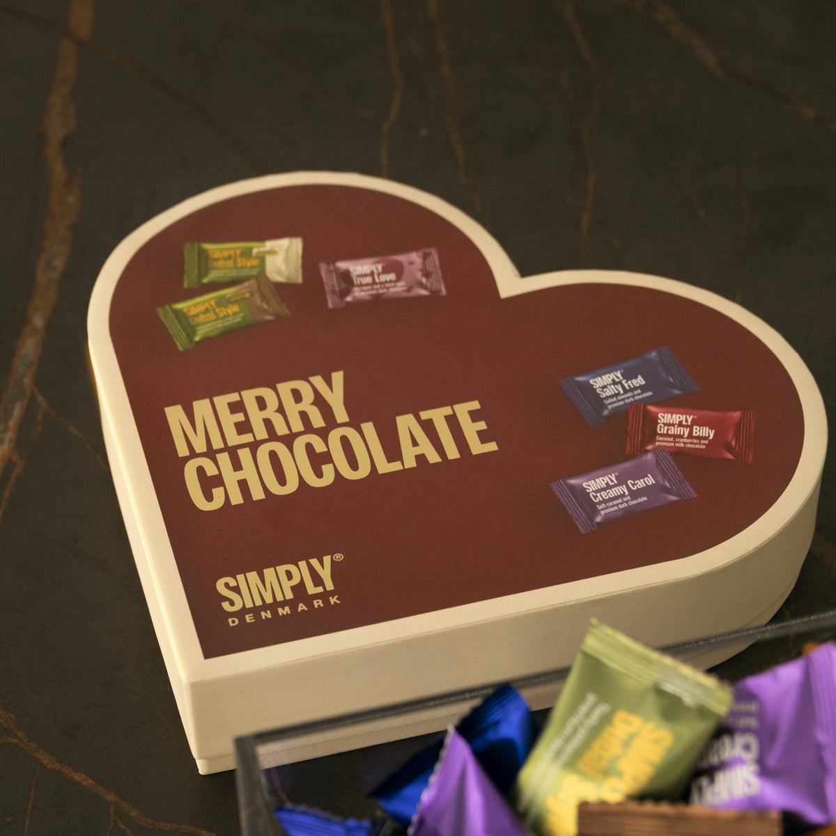 Gift Box, Heart M - Christmas (200g)