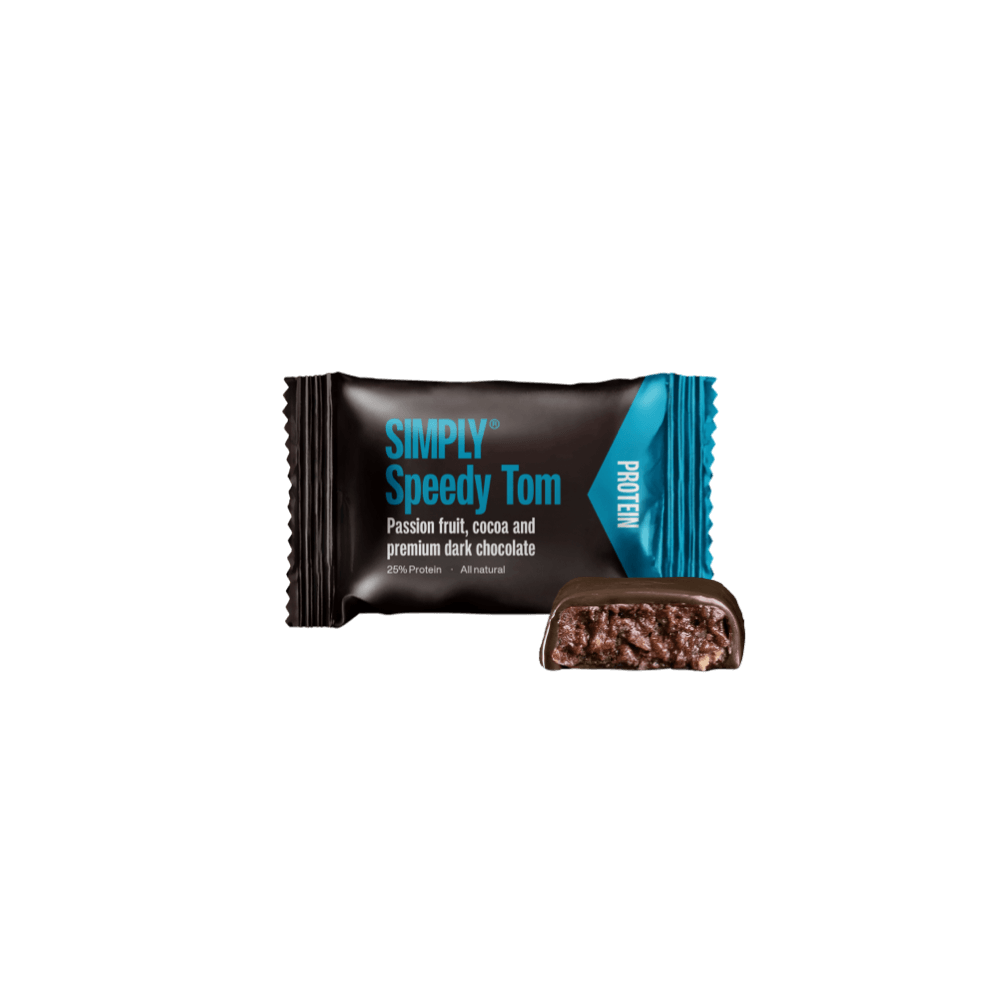 Chocolate Protein Bites box 75 pcs - Simply® Speedy Tom