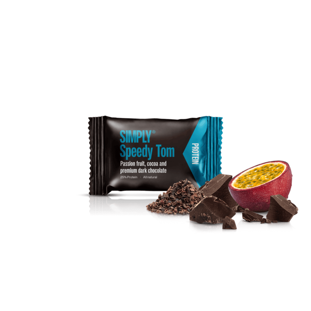 Chocolate Protein Bites box 75 pcs - Simply® Speedy Tom