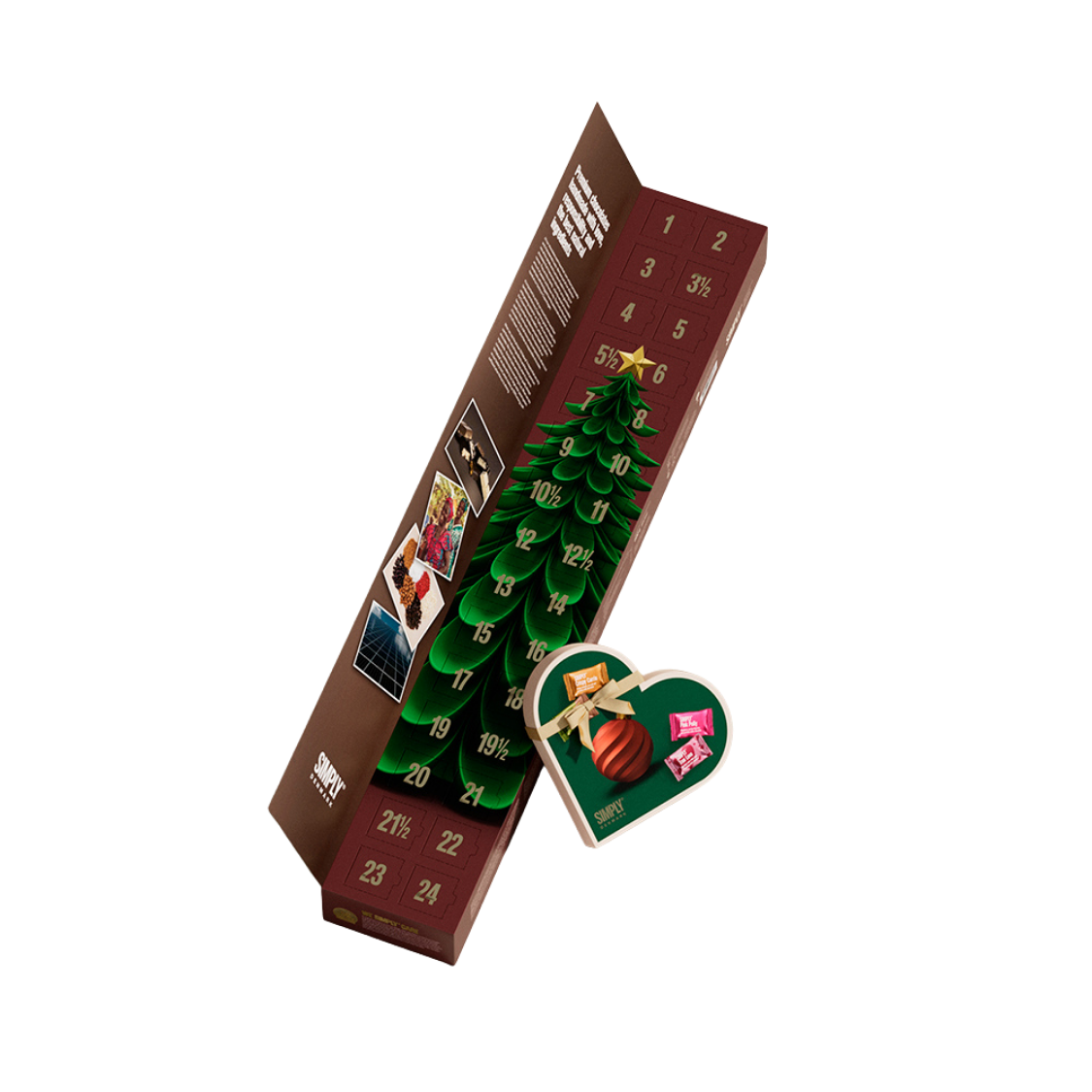 Advent Calendar, Chocolate Share Size (600g)