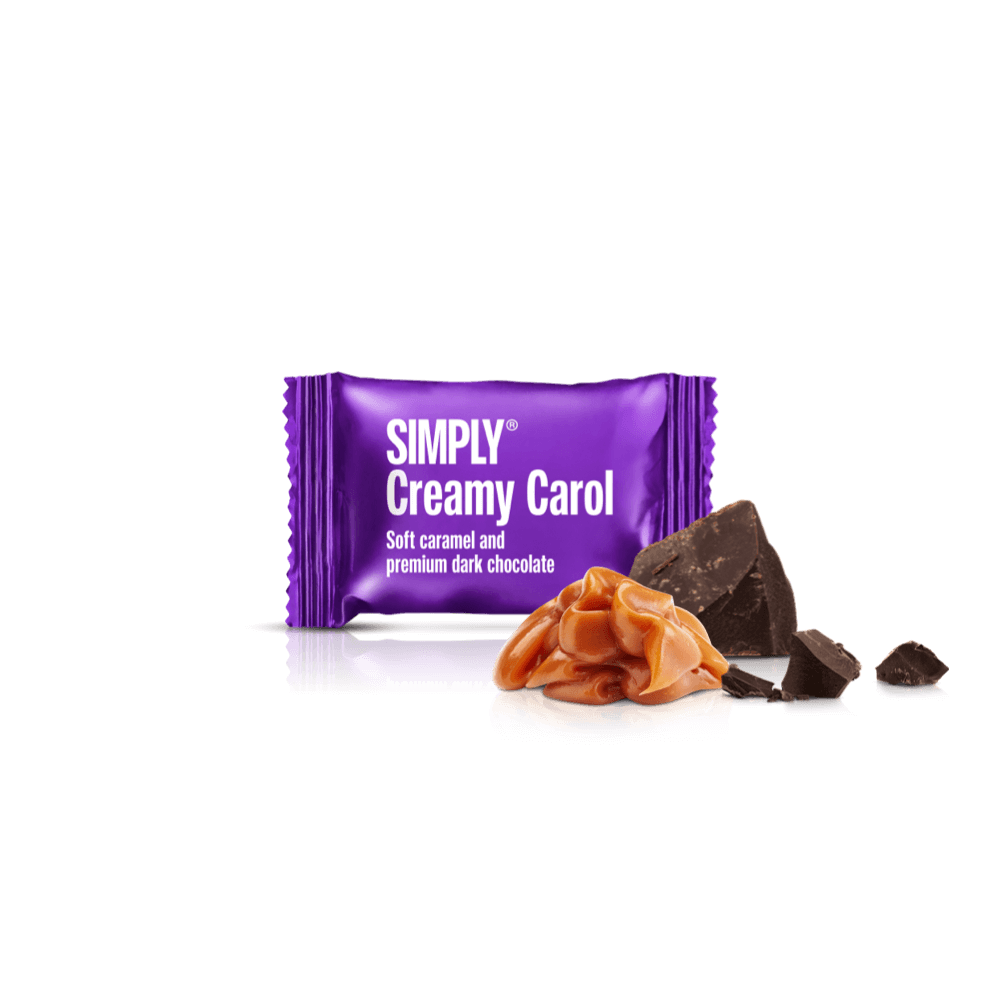 Peace, Chocolate and Harmony | Gaveæske med 18 stk. Bites - Cubes box - Simply®