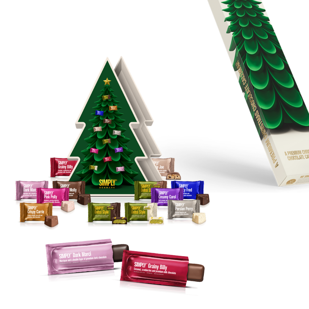 December, Sorted: Christmas Tree gaveæske og julekalender