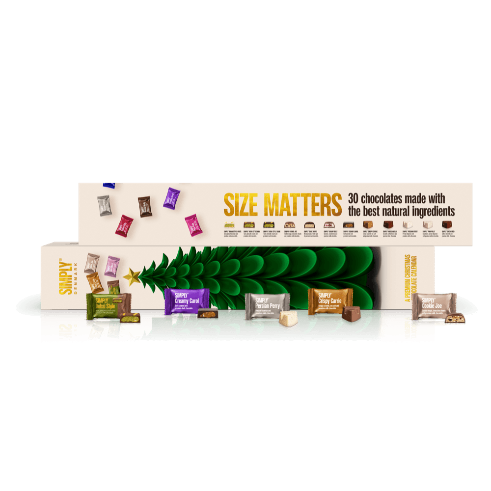 Chocolate Advent Calendar 2026 – 30 doors – Simply Chocolate, 300 g
