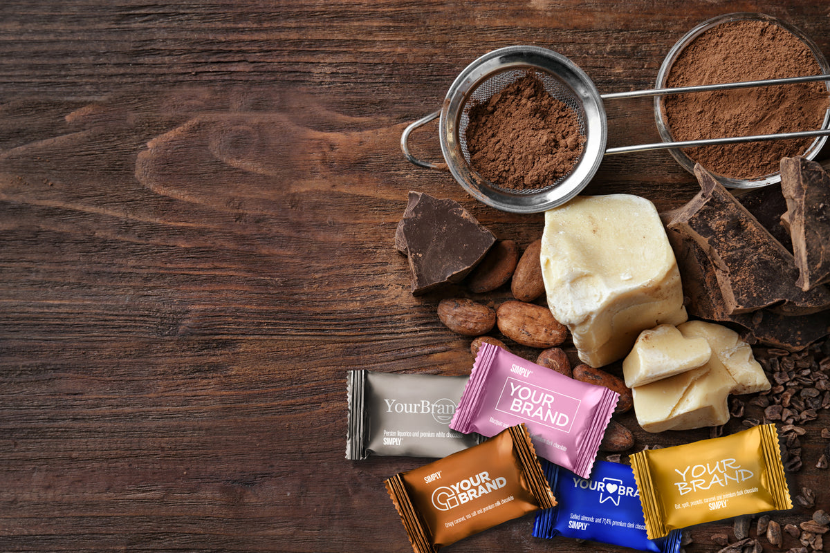 Our chocolate. Your design.