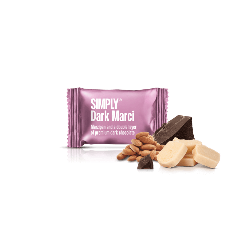 Chocolate Bites, box 75 pcs - Simply® Dark Marci
