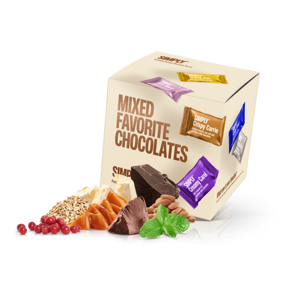 Chocolate box 90g (9 pcs) - Simply® Favorites