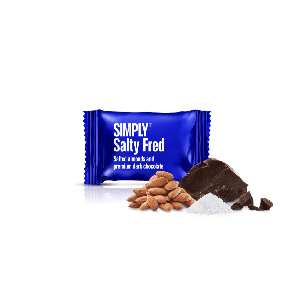 Chocolate Bites, box 75 pcs - Simply® Salty Fred 