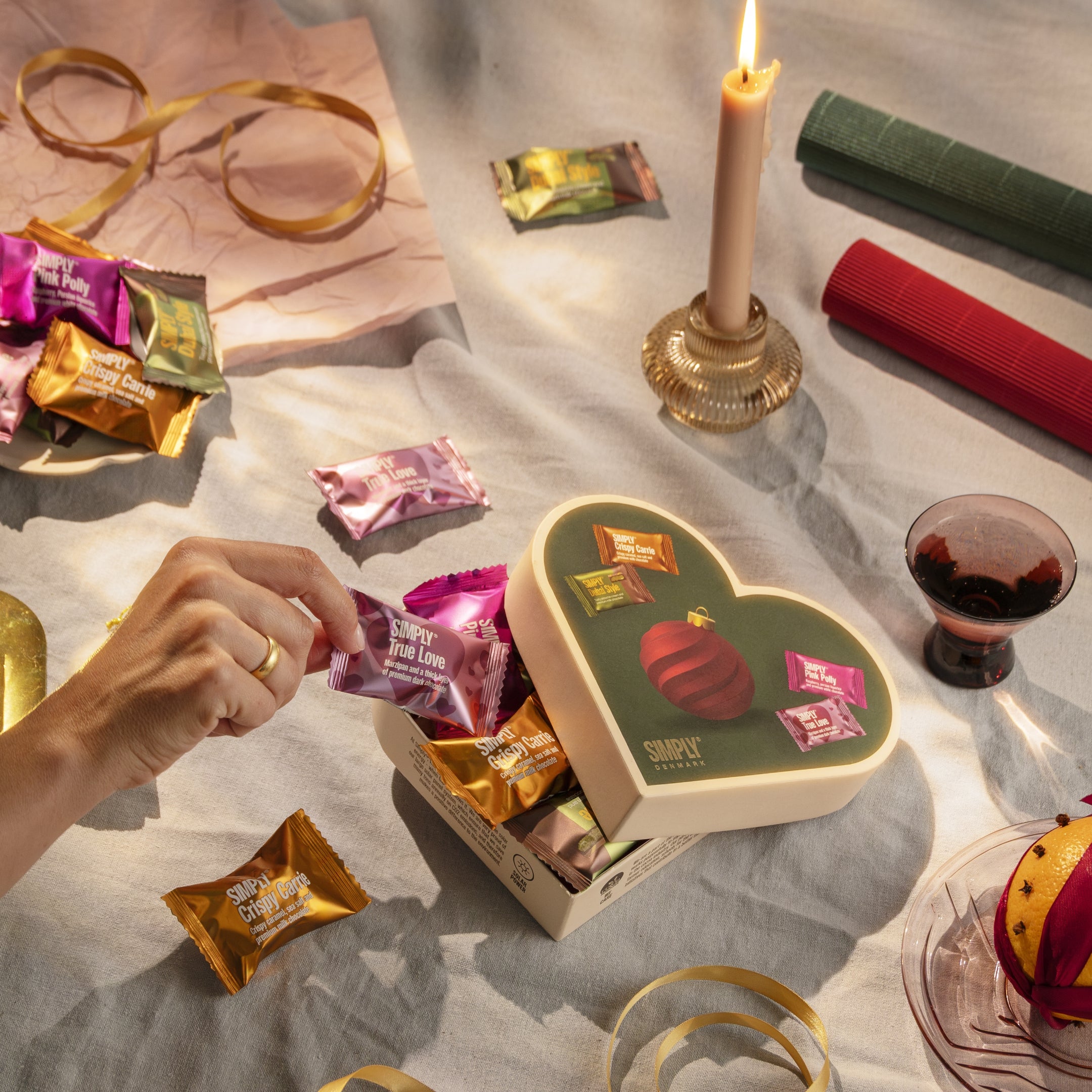 Gift Box, Heart S - Christmas (100g)