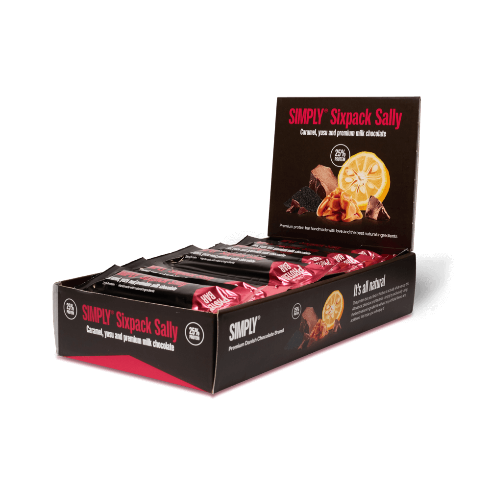 Chocolate Protein Bar, box 15 pcs – Simply® Sixpack Sally