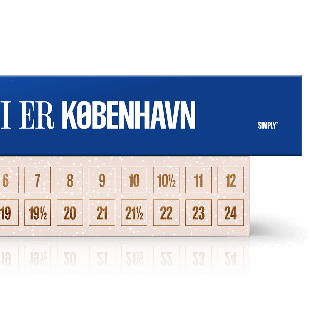 F.C. København chokoladejulekalender | 30 låger med premium chokolade - Christmas Calendar - Simply®