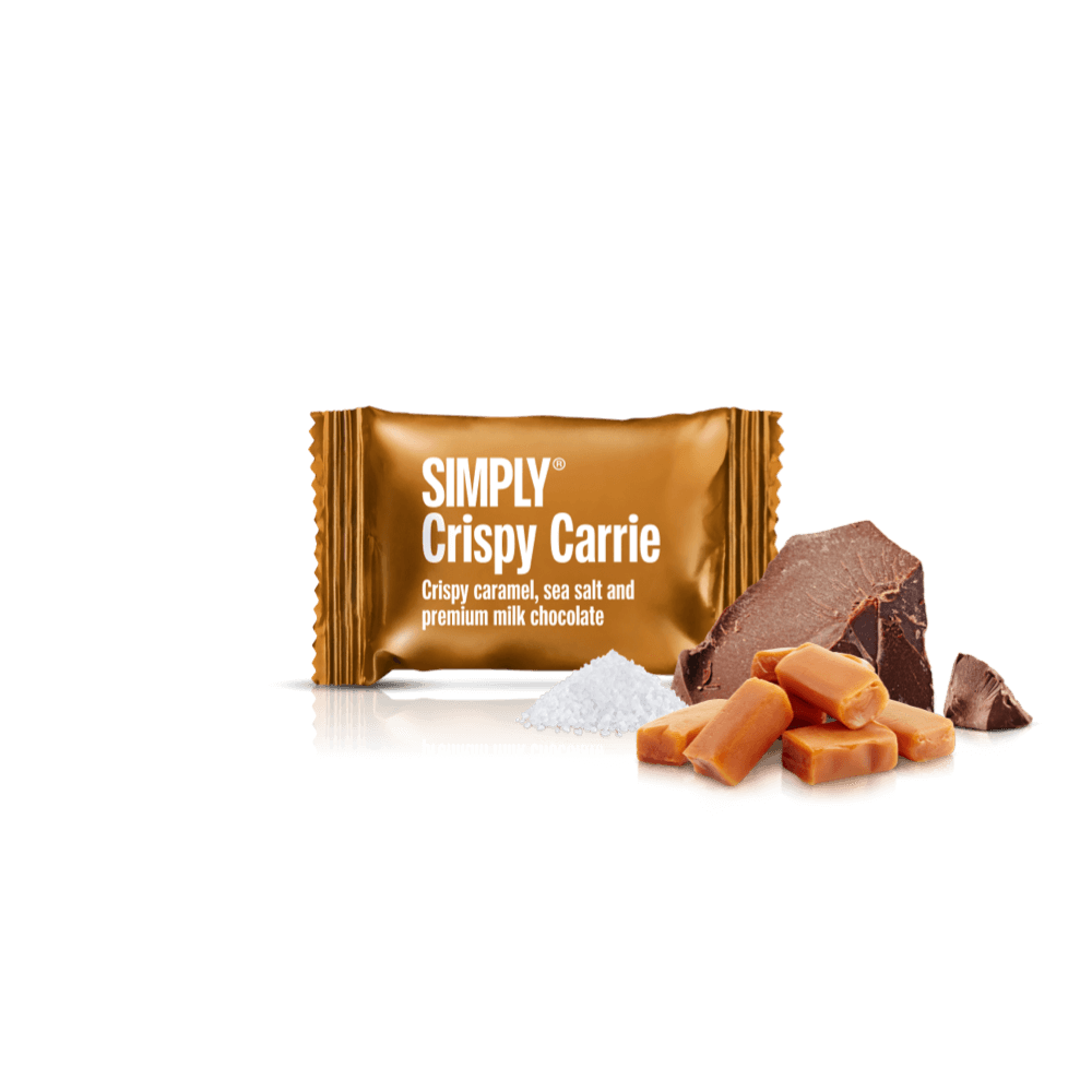 The Heart Box | Eksklusiv gaveæske med 40 stk. mix chokoladebites - Mors dag - Simply®