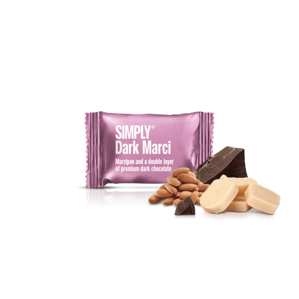 The Heart Box | Eksklusiv gaveæske med 40 stk. mix chokoladebites - Mors dag - Simply®